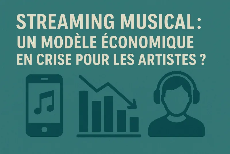 Jeune femme écoutant de la music du moment avec des écouteurs, symbolisant l'influence des réseaux sociaux et du streaming